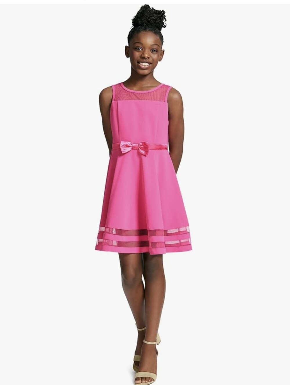 Calvin Klein Girls Party Dress Little Kids Size 4